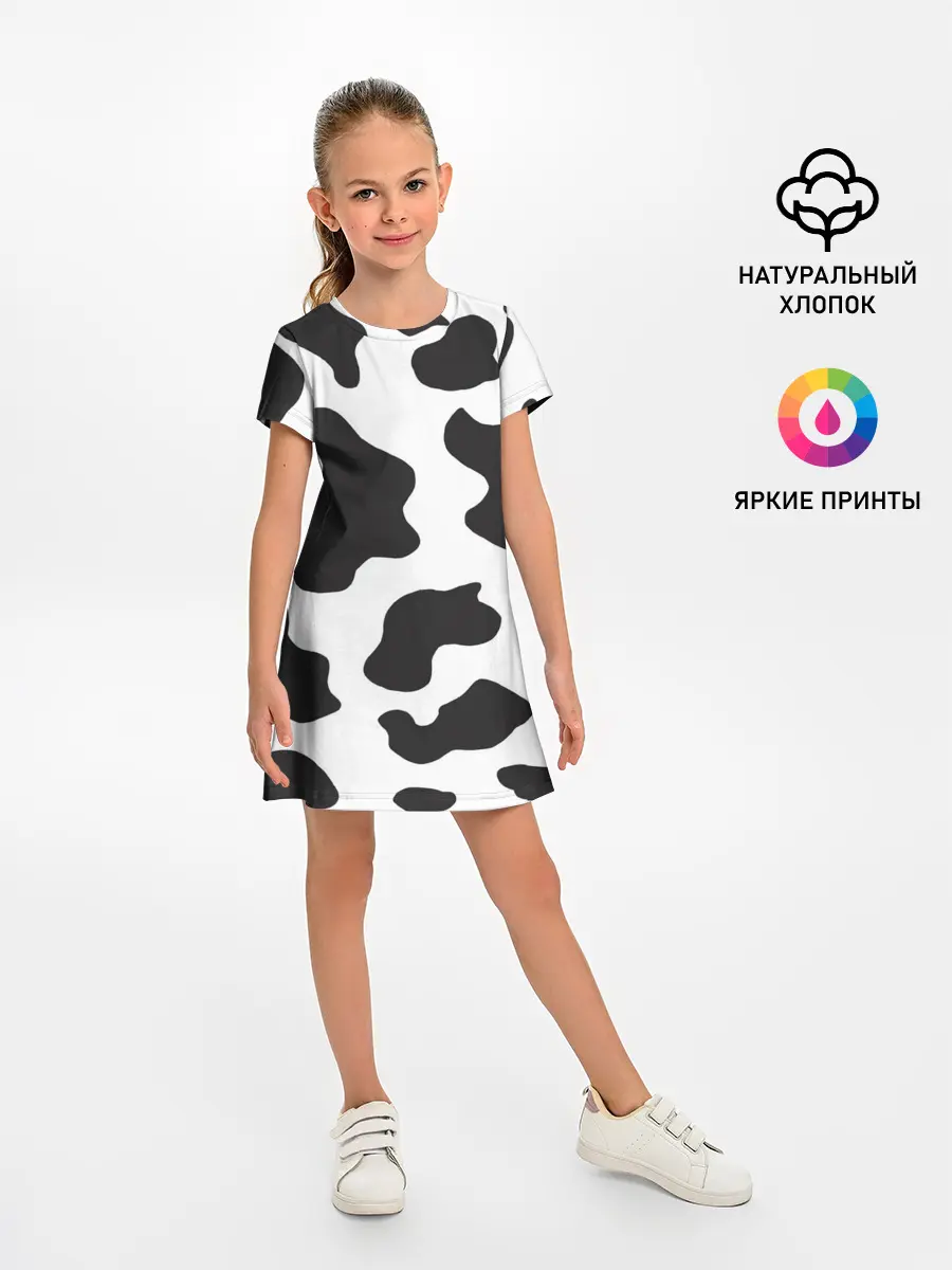 Детское платье / COW PRINT
