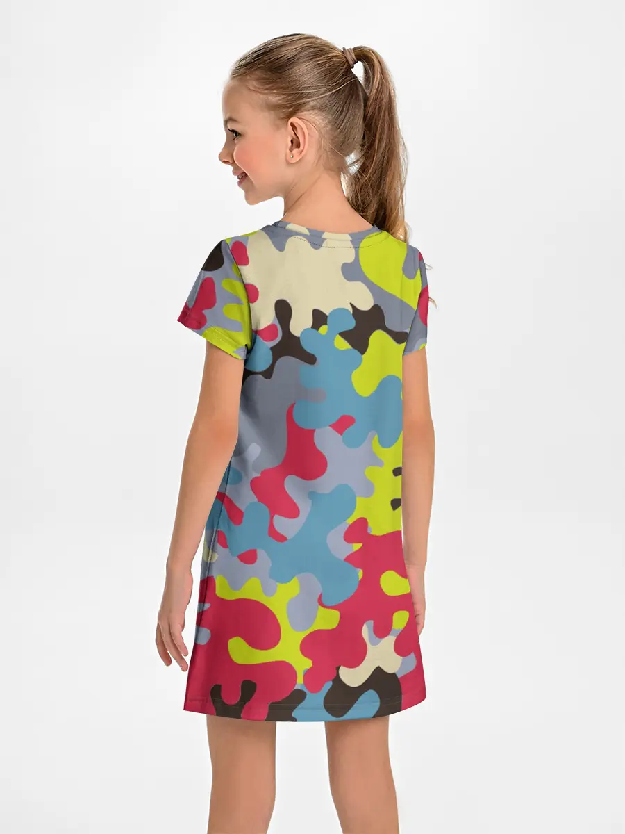 Детское платье / Цветные облака