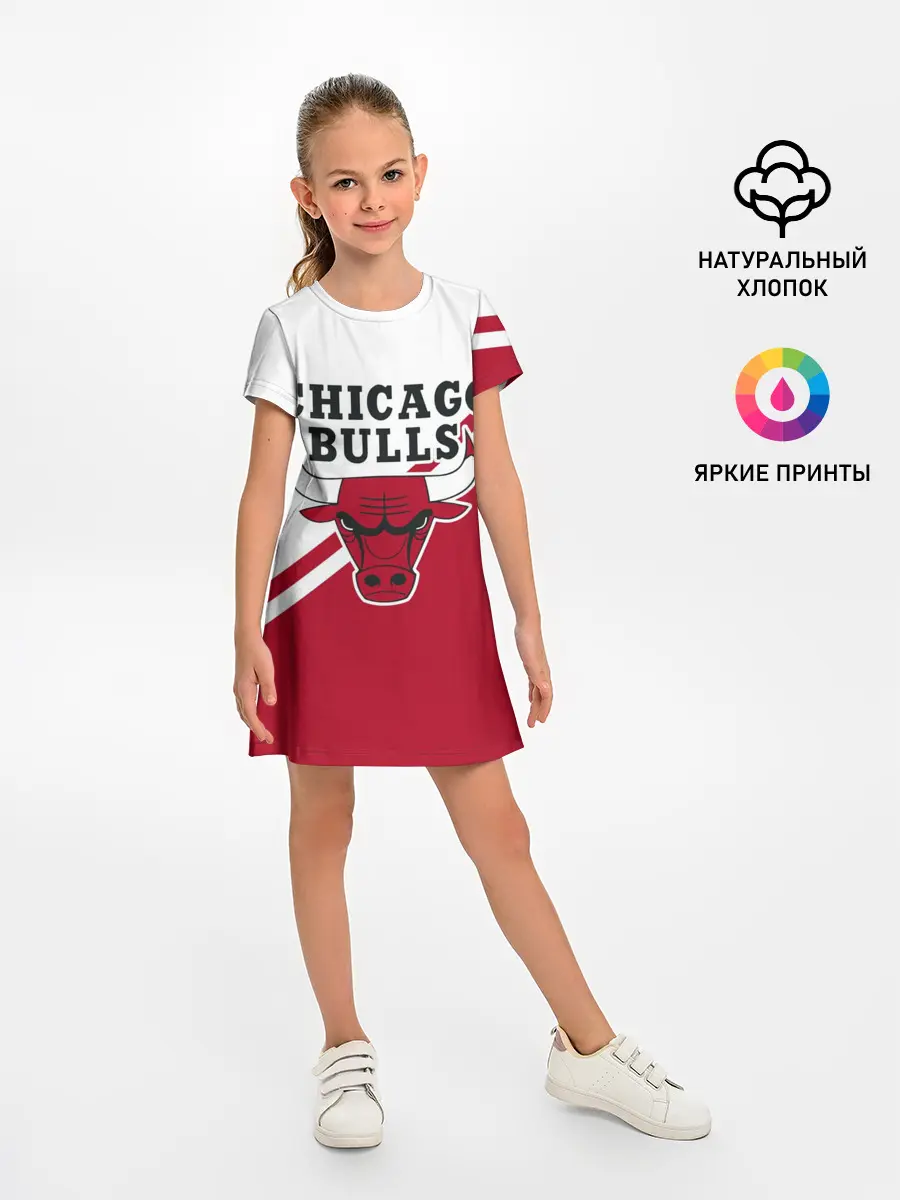 Детское платье / Chicago Bulls Red-White