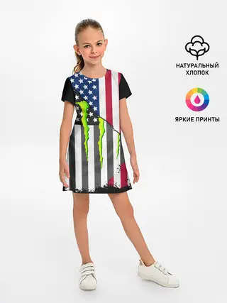 Детское платье / MONSTER ENERGY