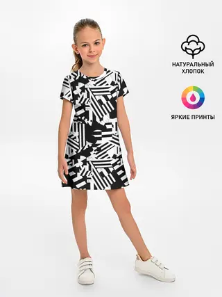 Детское платье / Хаотичные линии
