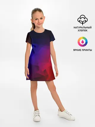 Детское платье / НЕОНОВАЯ ГЕОМЕТРИЯ