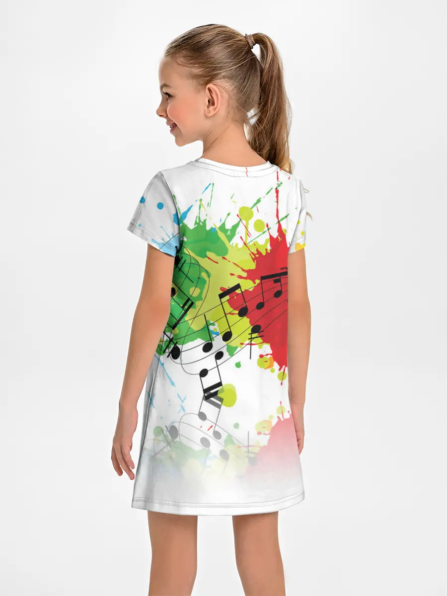 Детское платье / Ноты color