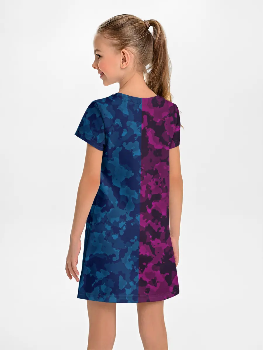 Детское платье / NEON MILITARY | НЕОНОВОЕ МИЛИТАРИ