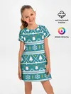 Детское платье / Узор новогодний
