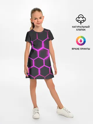 Детское платье / соты