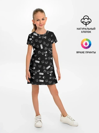 Детское платье / BTS BT21 STICKERS