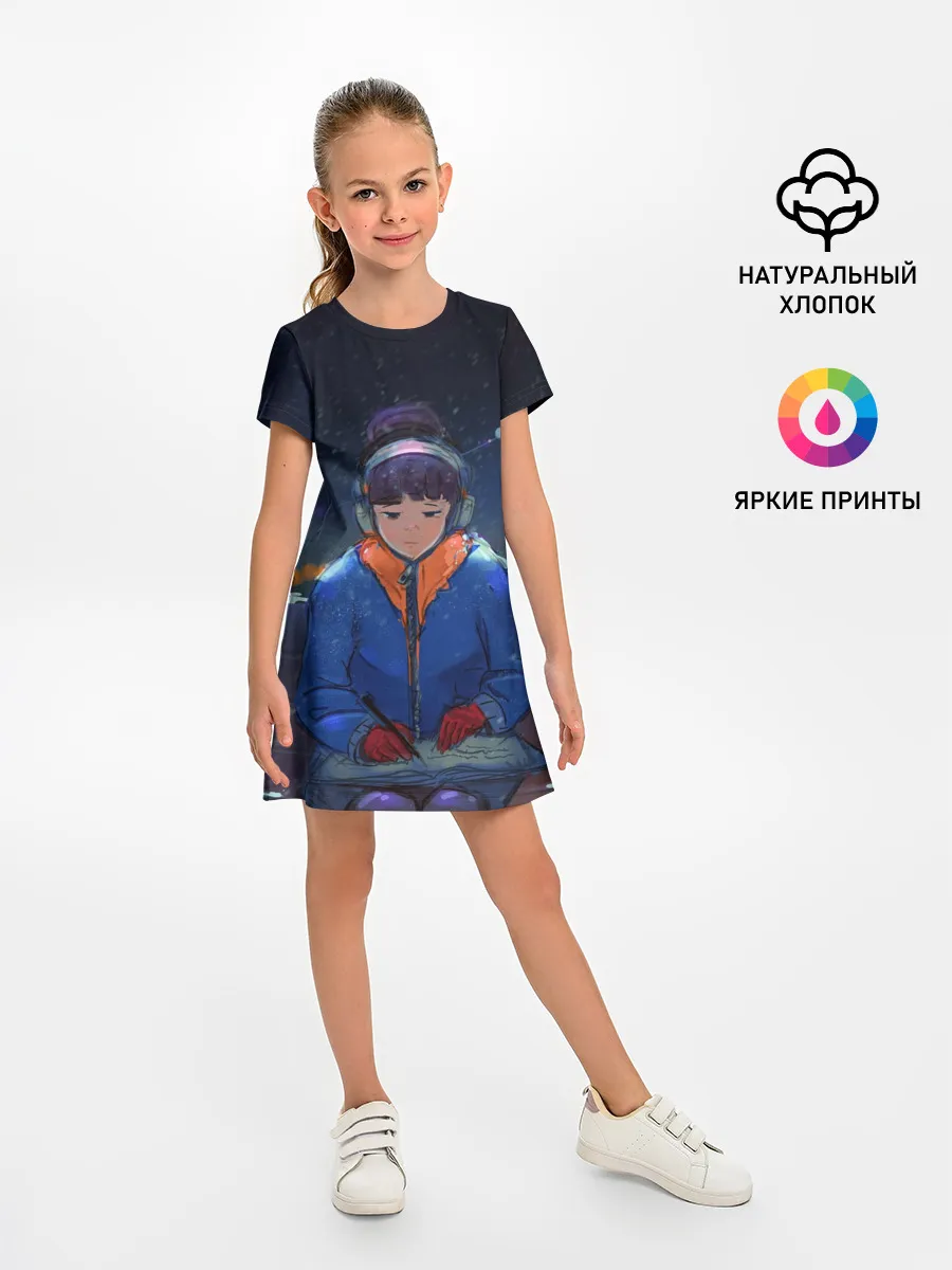 Детское платье / Зима