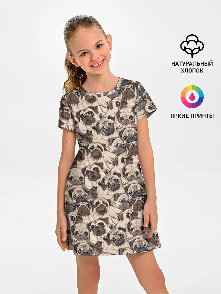 Детское платье / Мопсы