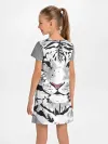 Детское платье / Белый снежный тигр