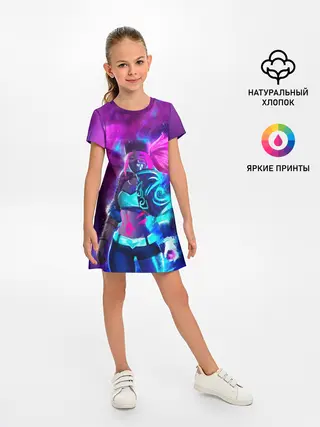 Детское платье / KDA. Akali