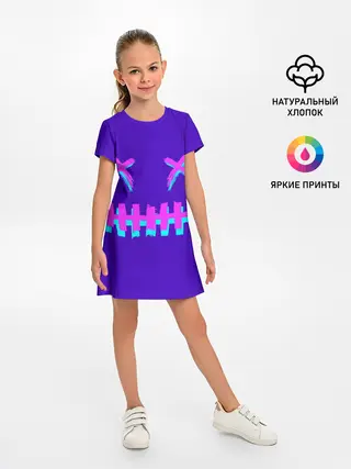 Детское платье / CYBERSTYLE PURPLE EVIL
