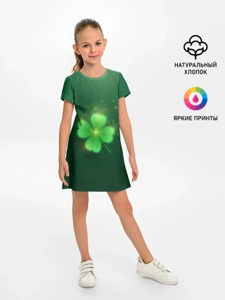 Детское платье / Клевер удачи