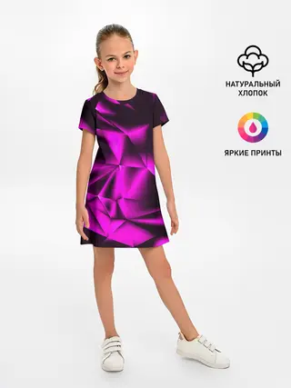 Детское платье / НЕОНОВАЯ ТЕКСТУРА