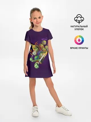 Детское платье / ЧЕРЕПАШКИ НИНДЗЯ