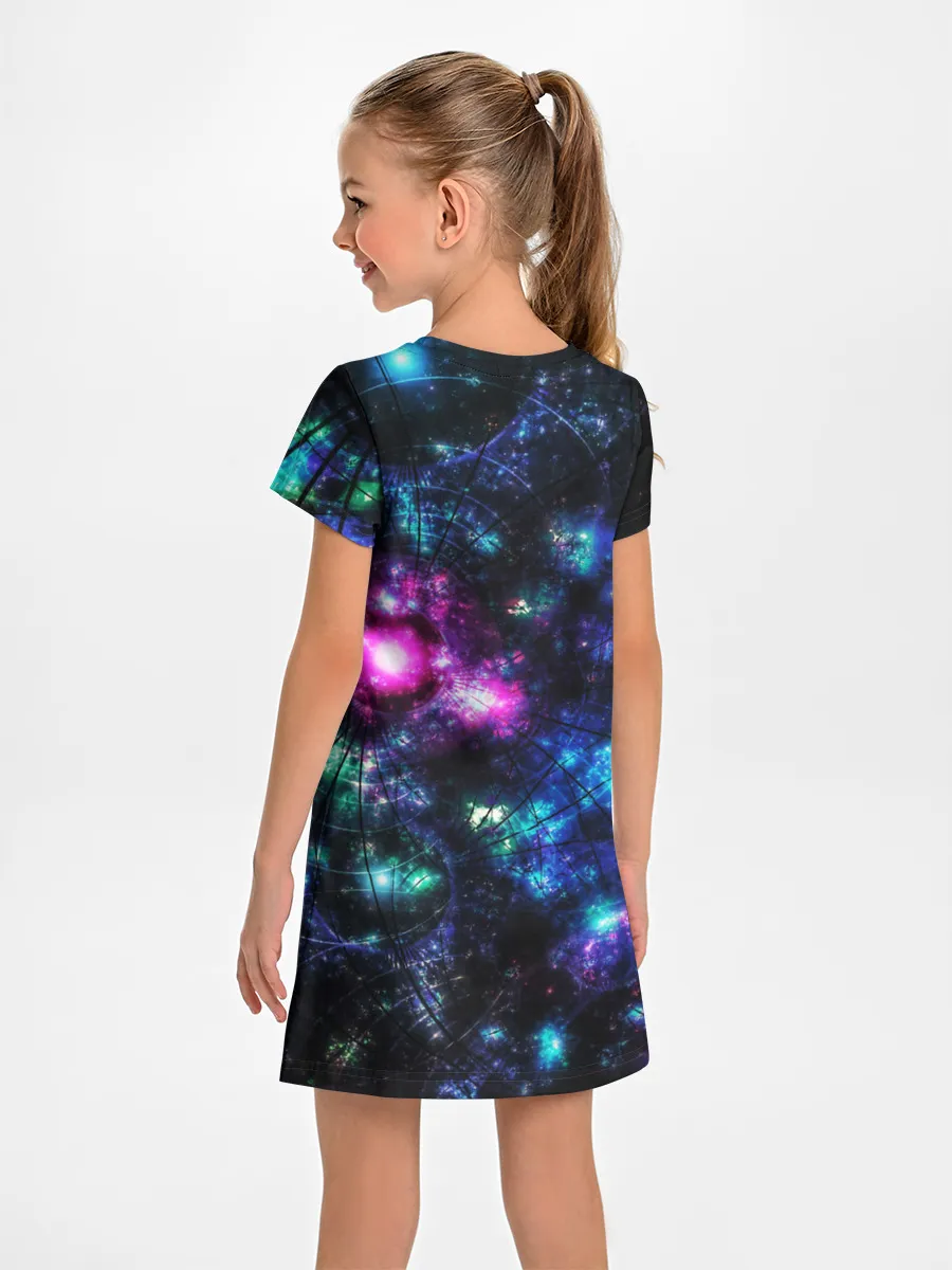 Детское платье / АБСТРАКЦИЯ КОСМОСА