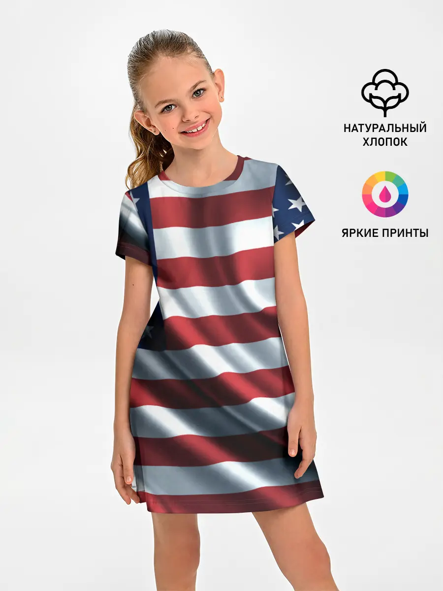 Детское платье / Символика Америки