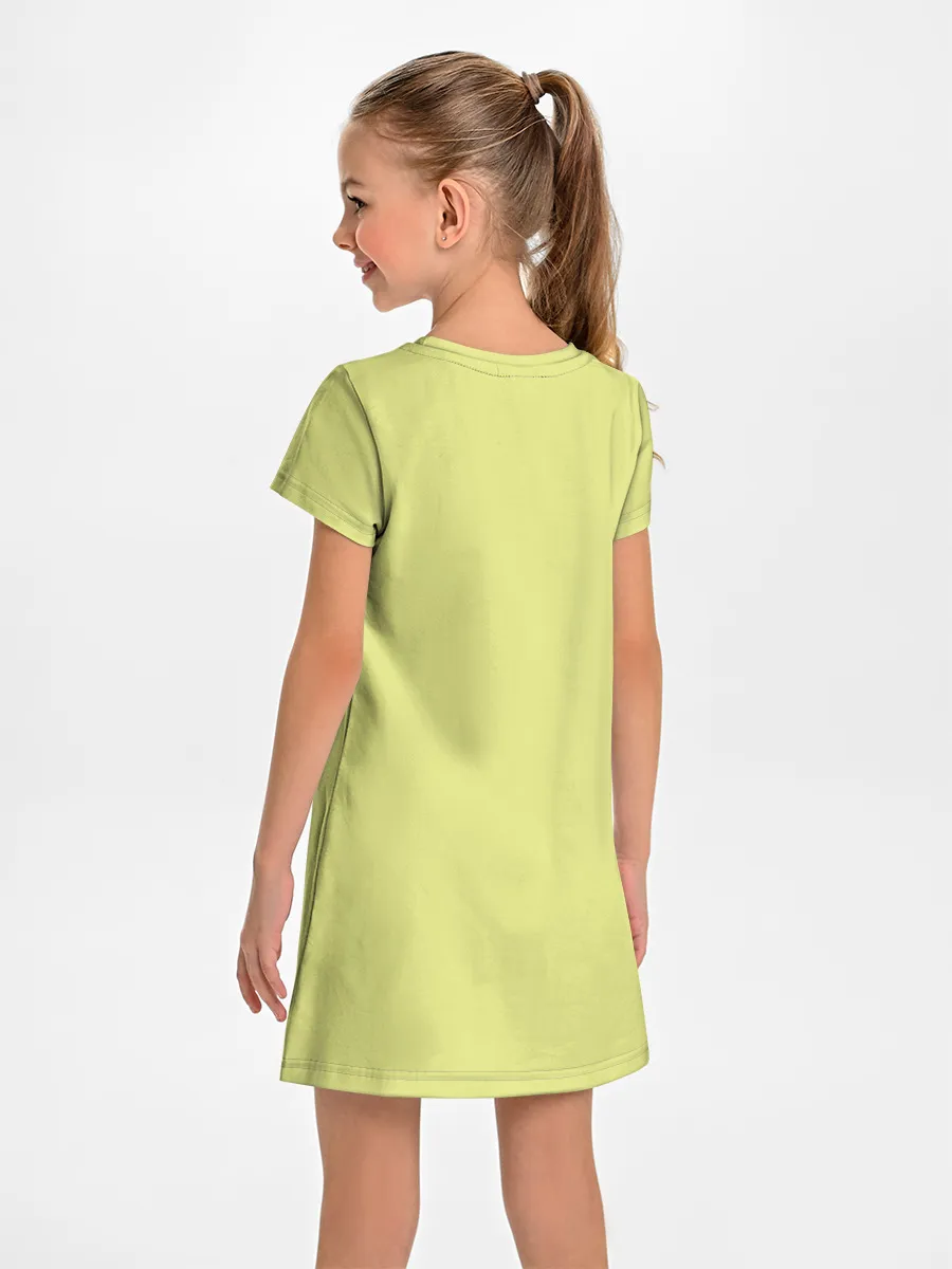 Детское платье / Лиса на траве