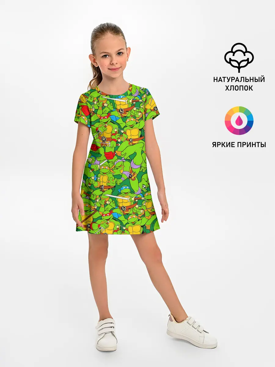 Детское платье / Черепашки - ниндзя