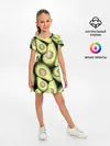 Детское платье / Avocado background