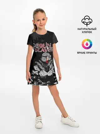 Детское платье / Goblin Slayer black background