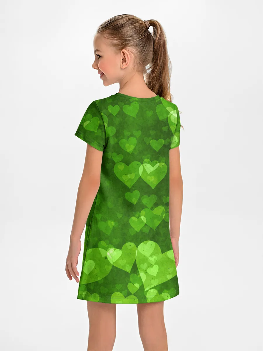 Детское платье / Geometry Dash | Green Love