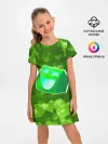 Детское платье / Geometry Dash | Green Love