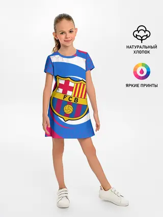 Детское платье / FC BARCELONA / ФК БАРСЕЛОНА