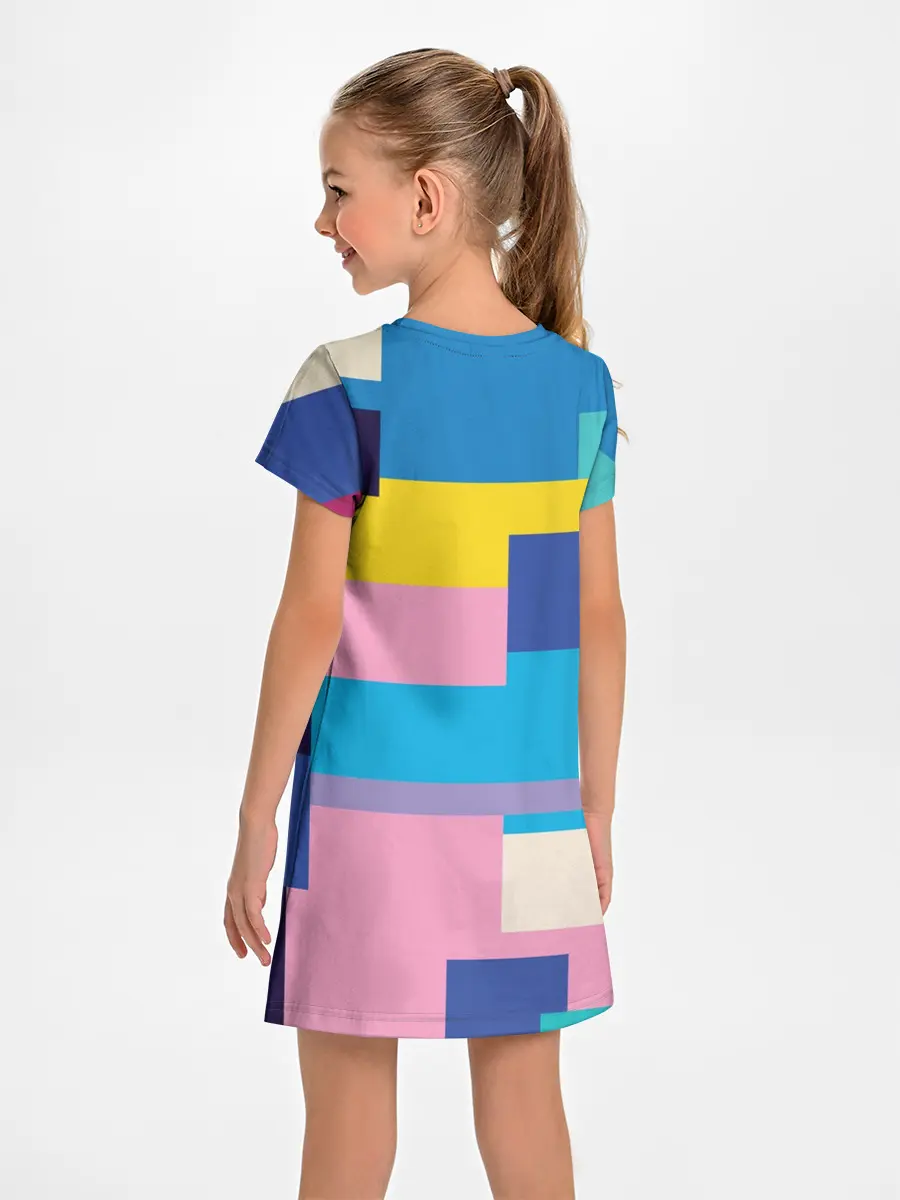 Детское платье / Плавные узоры