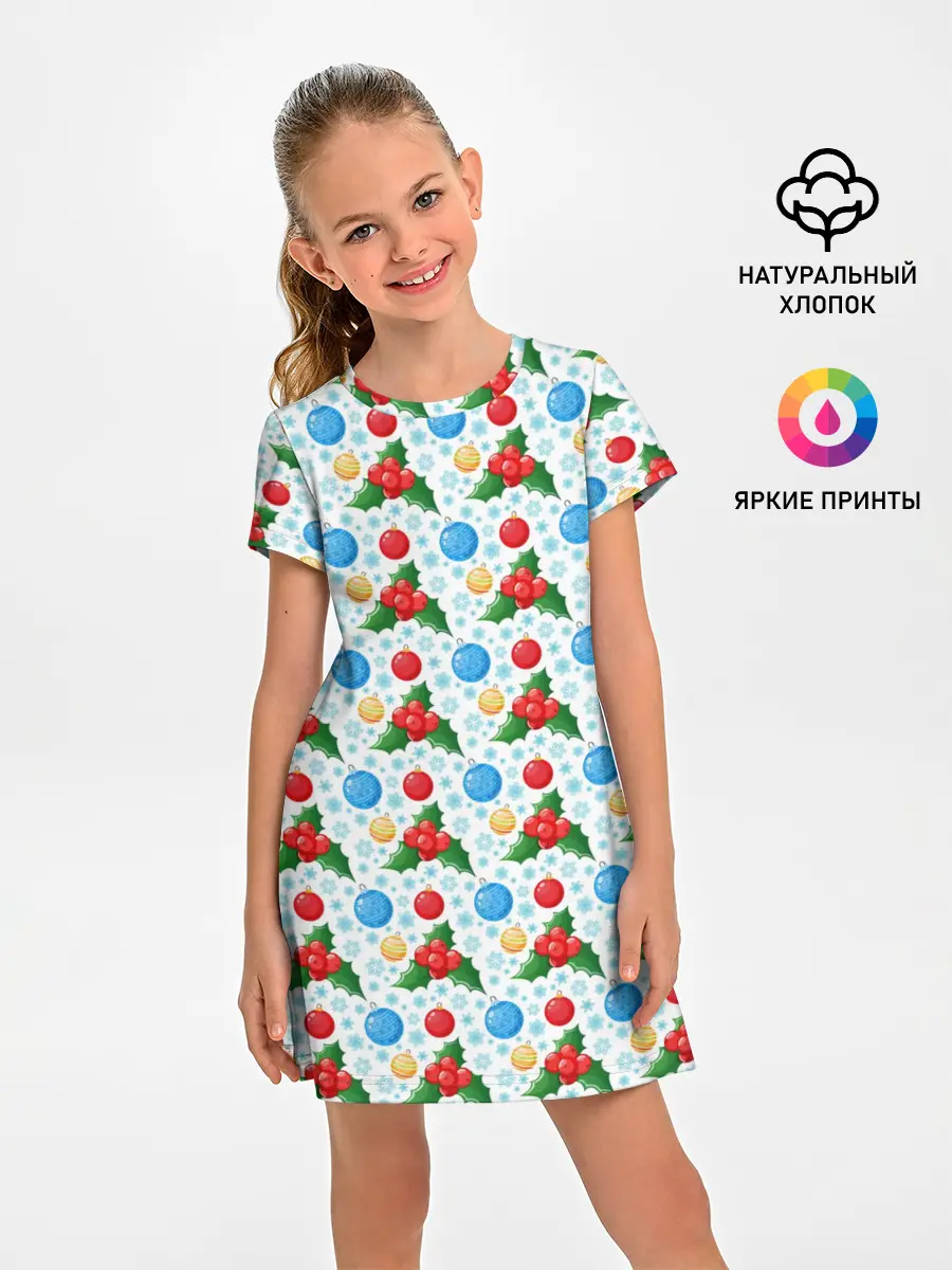 Детское платье / Новогодняя Символика