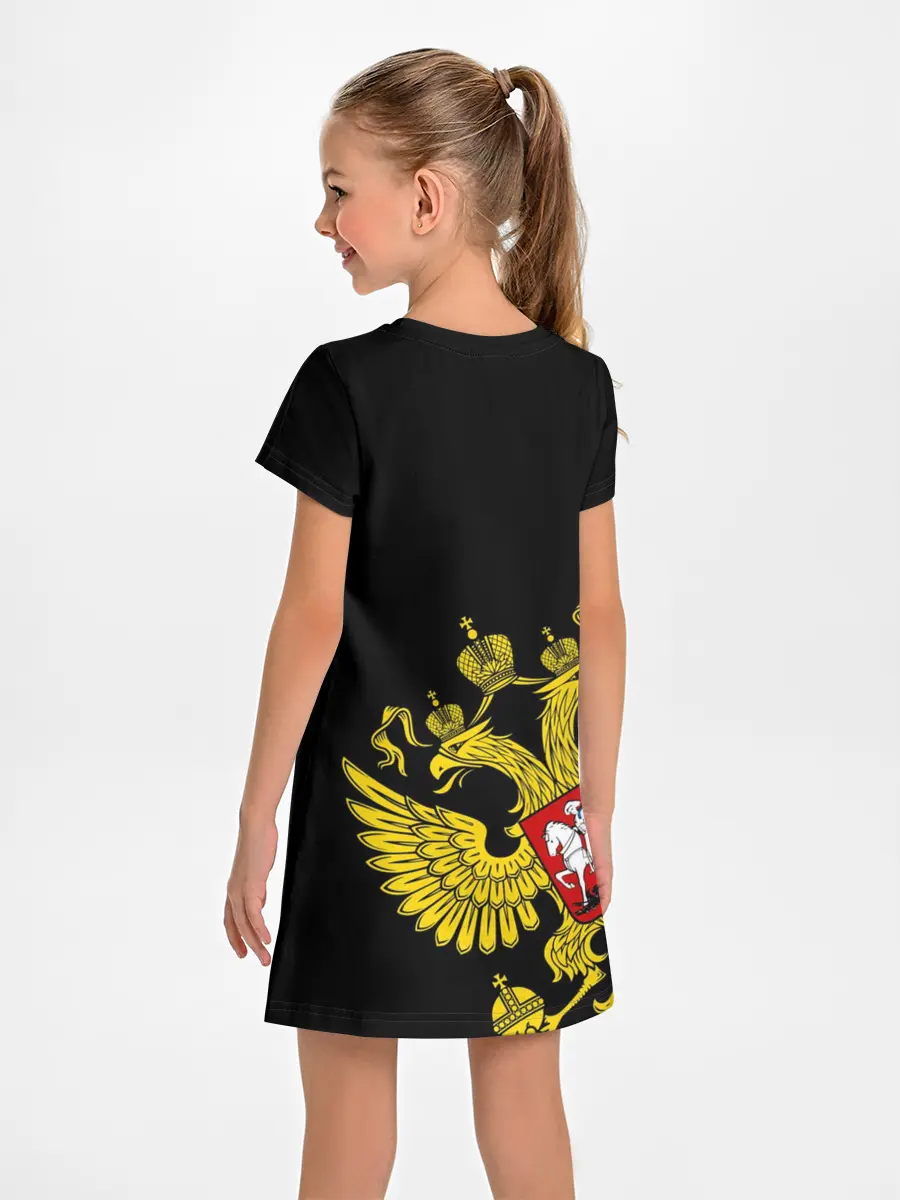 Детское платье / Флаг и Герб России