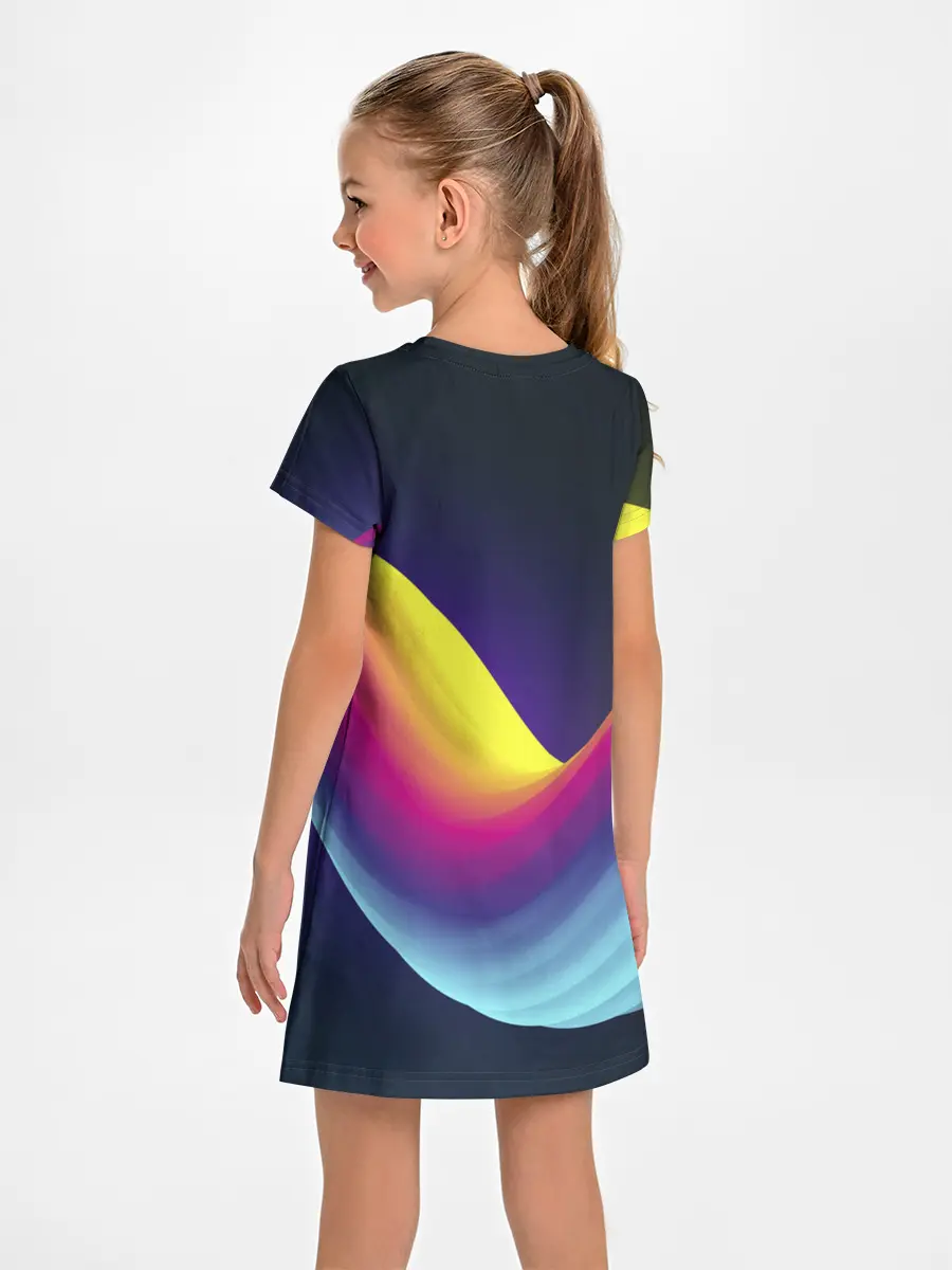 Детское платье / Neon wire