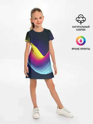 Детское платье / Neon wire