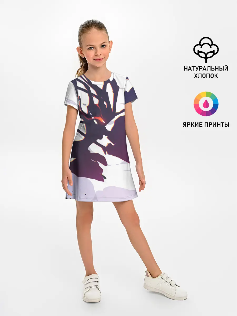 Детское платье / милый во франксе абстракция