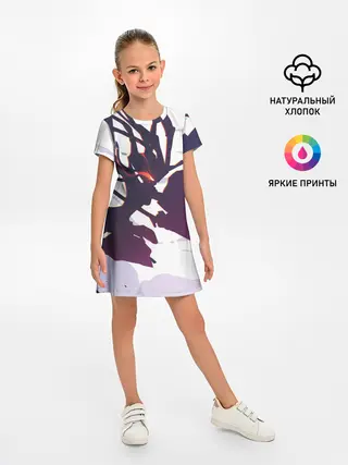 Детское платье / милый во франксе абстракция
