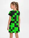 Детское платье / ЗЕЛЕНЫЕ КУБИКИ