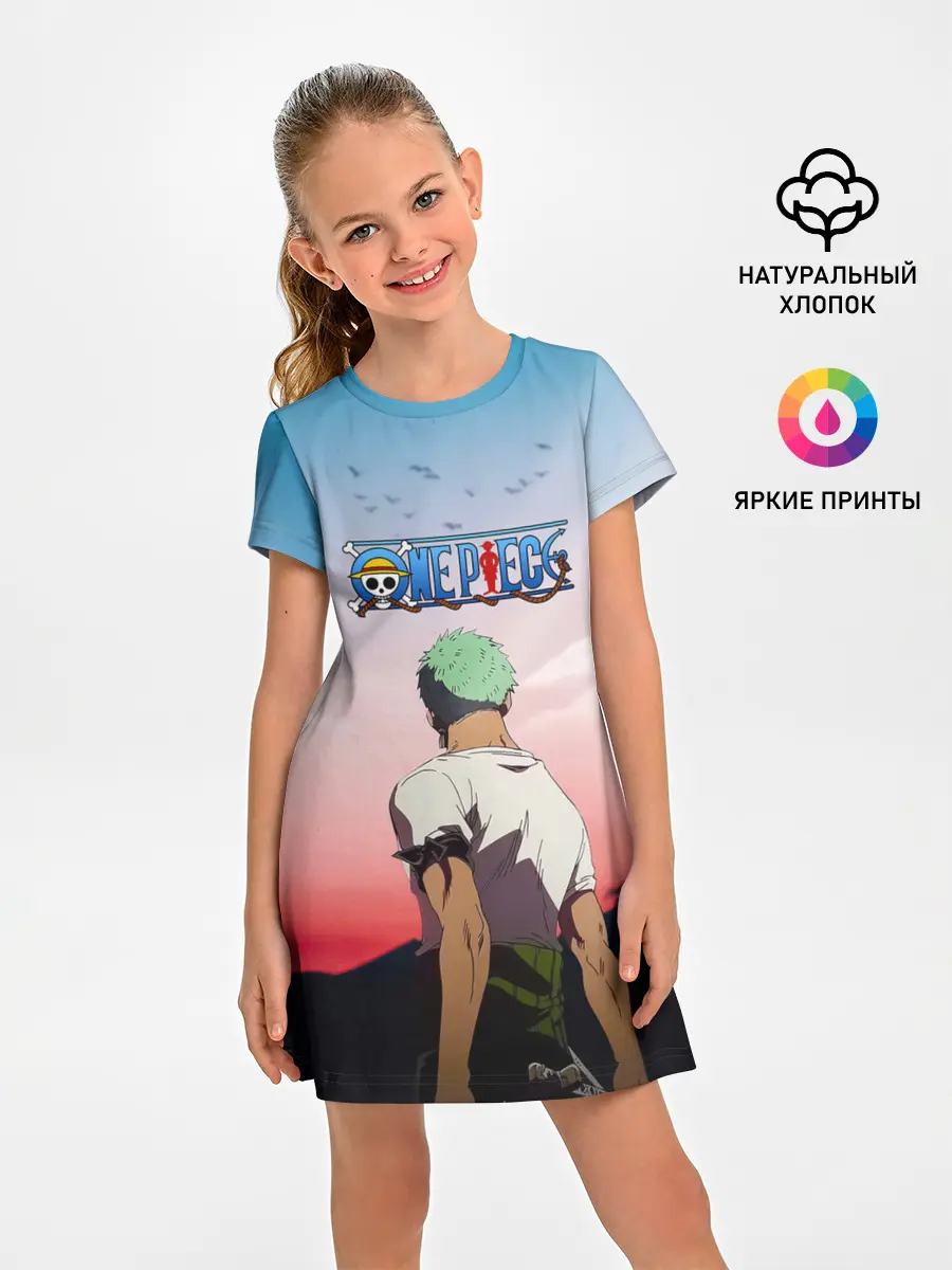 Детское платье / Ророноа Зоро эпичный One Piece