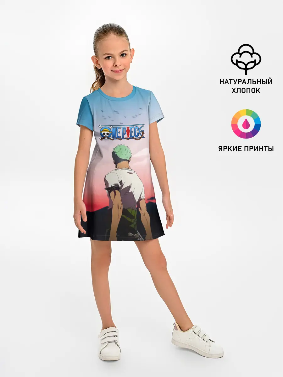 Детское платье / Ророноа Зоро эпичный One Piece