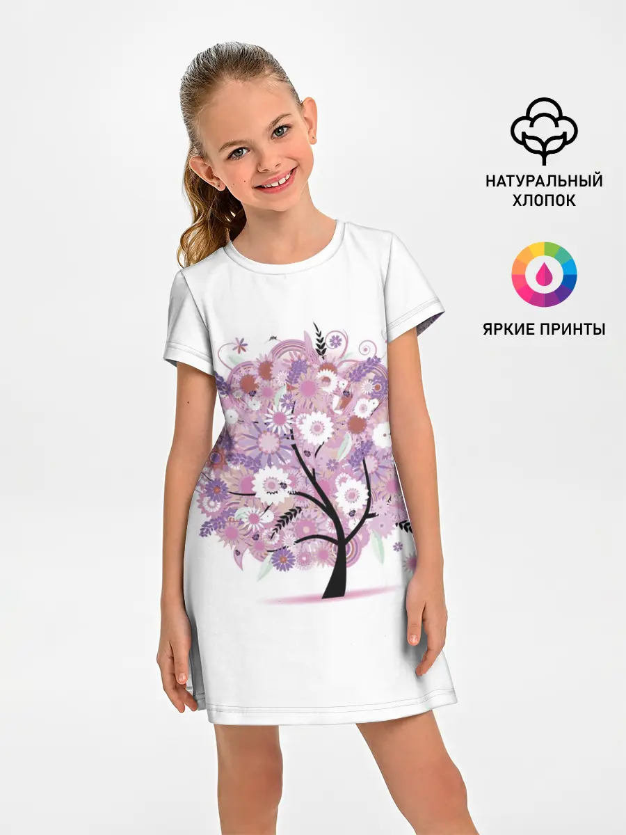 Детское платье / Цветочное Дерево