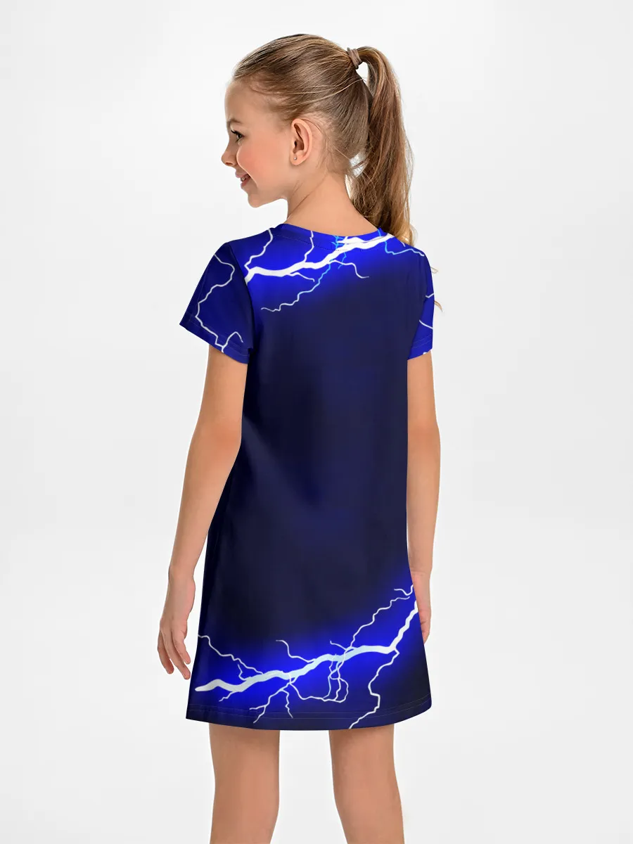 Детское платье / СИНИЕ МОЛНИИ