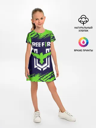 Детское платье / FREE FIRE / ФРИ ФАЕР