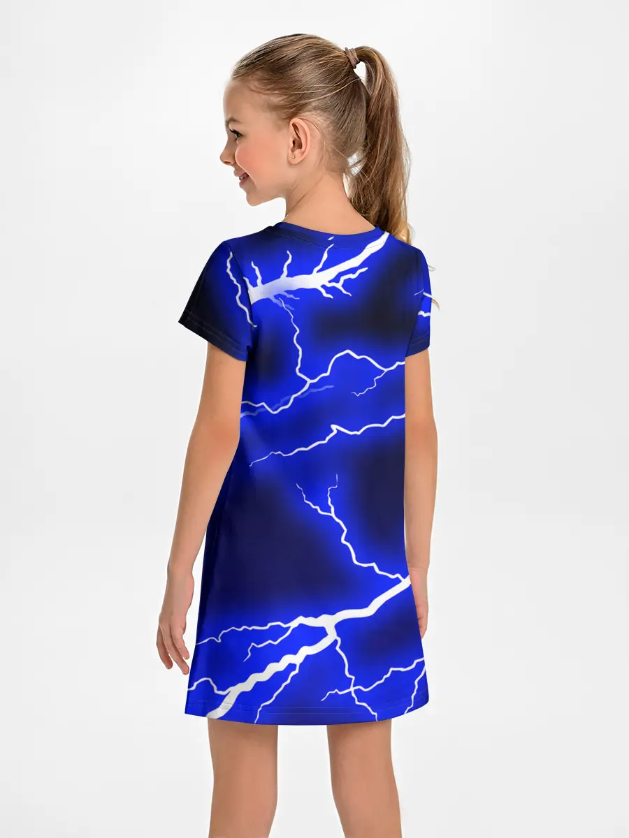 Детское платье / СИНИЕ МОЛНИИ