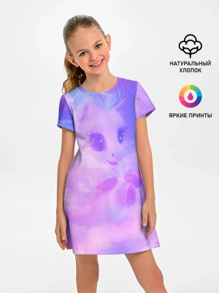 Детское платье / Пони в облаках