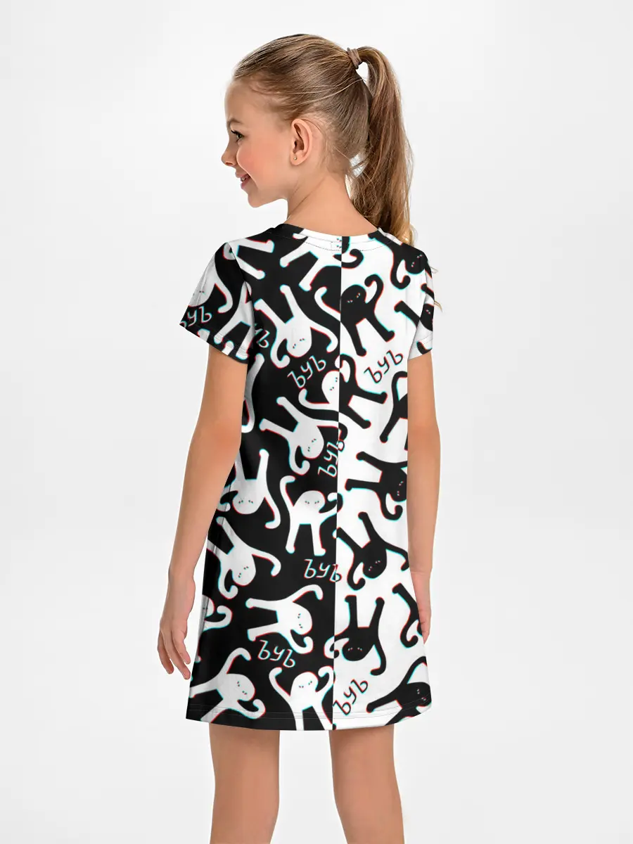 Детское платье / МЕМ КОТ ЪУЪ СЪУКА