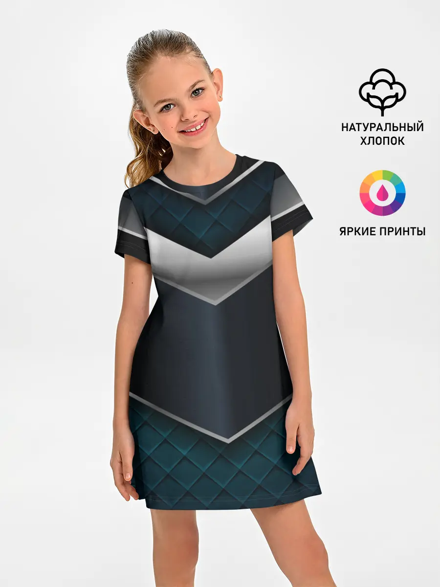 Детское платье / 3D dark metal