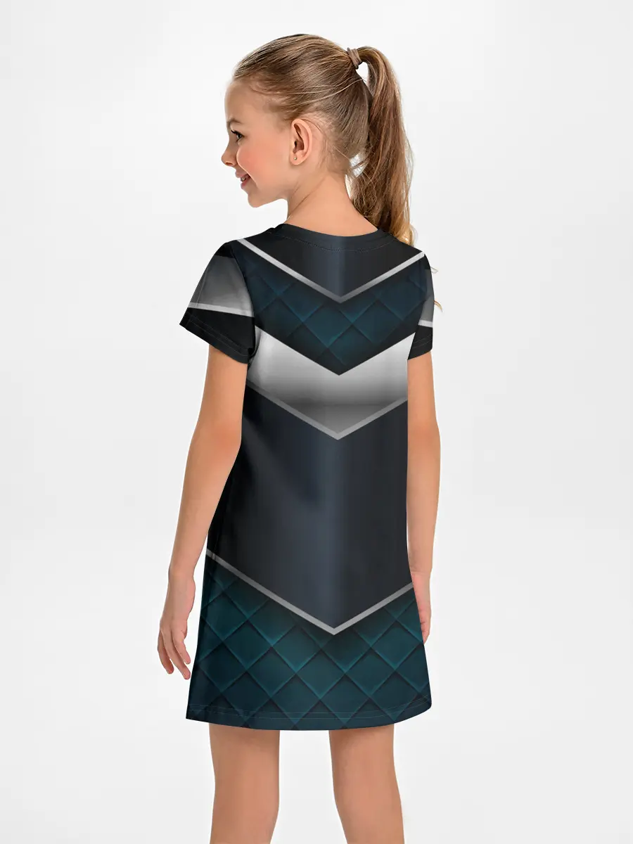 Детское платье / 3D dark metal