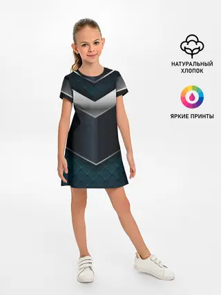 Детское платье / 3D dark metal