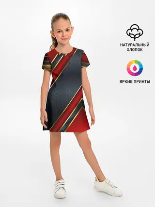 Детское платье / Black & Red 3D