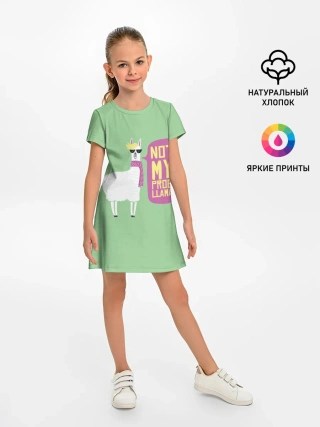 Детское платье / Лама