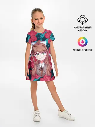 Детское платье / Моника в цветах